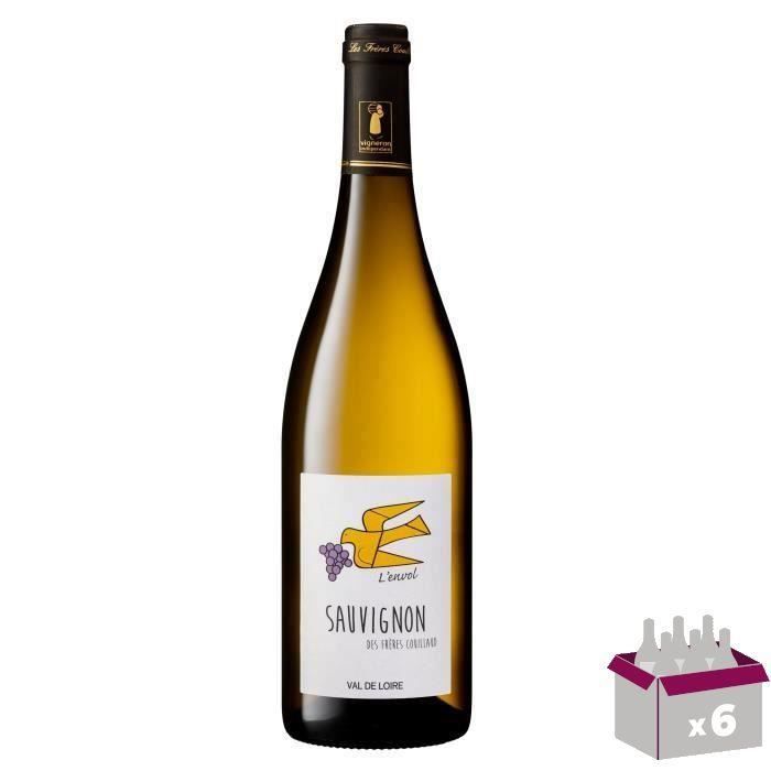 L'envol Sauvignon Les Frères Couillaud IGP Val de Loire - Vin blanc x6