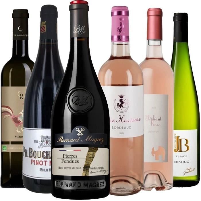 Pack 6 bouteilles spécial Apéro Mixte