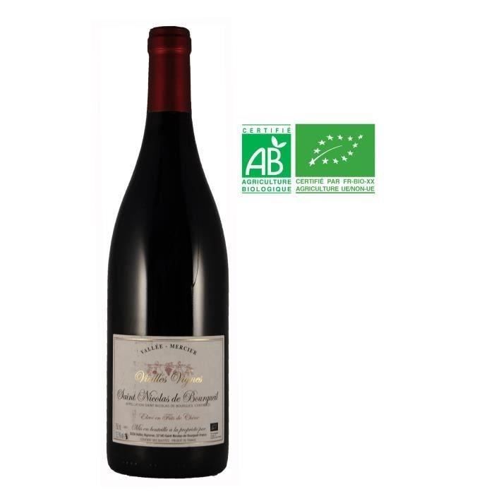 Domaine Vallée Mercier 2016 St Nicolas de Bourgueil - Vin rouge de Loire - Bio
