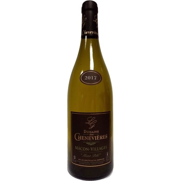Domaine des Chenevières Mont Pelé 2017 Mâcon-Villages - Vin blanc de Bourgogne