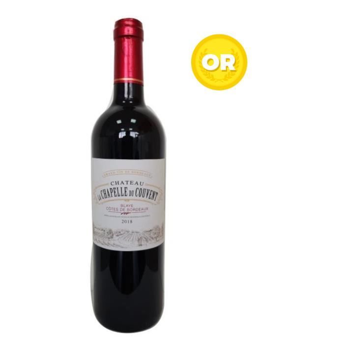 Château la Chapelle du Couvent 2018 Blaye Côtes de Bordeaux - Vin rouge de Bordeaux