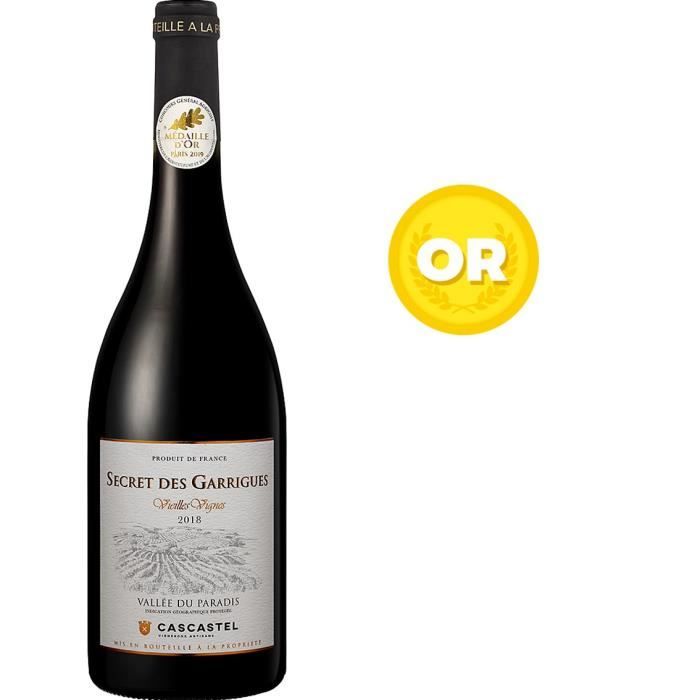 Secret des Garrigues Vieilles Vignes 2018 Vallée du Paradis - Vin rouge de Languedoc