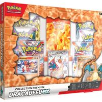 Coffret Premium Dracaufeu ex - Pokémon - ASMODEE - Carte à collectionner - Enfant - 6 ans