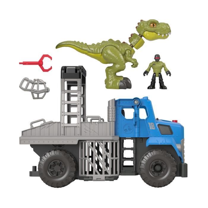 Fisher Price - Imaginext Jurassic World - Le Camion De Capture - Figurine D'Action 1Er Age