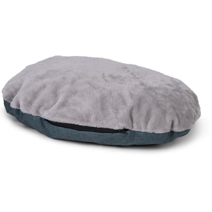 VADIGRAN Coussin ovale Ares - 50 cm - Turquoise - Pour chien
