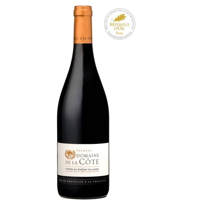 Domaine de la Côte 2018 Côtes du Rhône et Villages Valréas - Vin rouge de la Vallée du Rhone