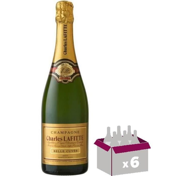 4 achetées + 2 offertes - Champagne Charles Lafitte Belle Cuvée