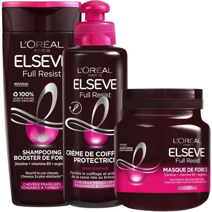 ELSEVE Ma routine pour les cheveux fragilisés avec Full Resist