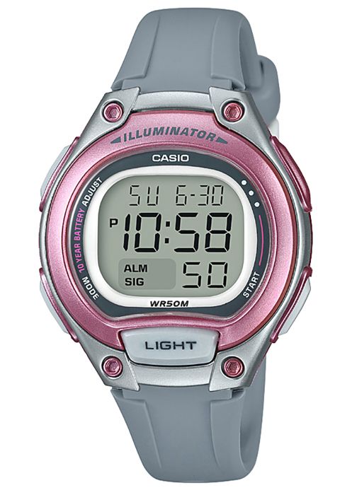 CASIO Montre Basic Gris et Rose Enfant