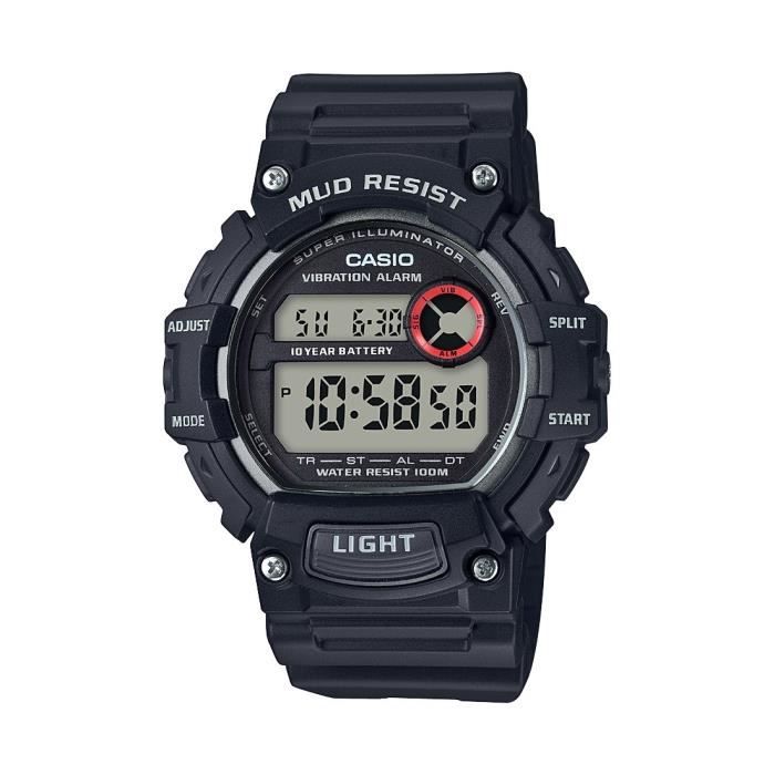 CASIO Montre Sport TRT-110H-1AVEF - Homme - Noir - 10 bars