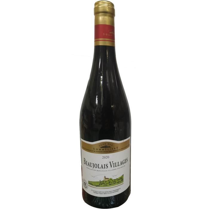 Club des Sommeliers 2020 Beaujolais Villages - Vin rouge de Bourgogne