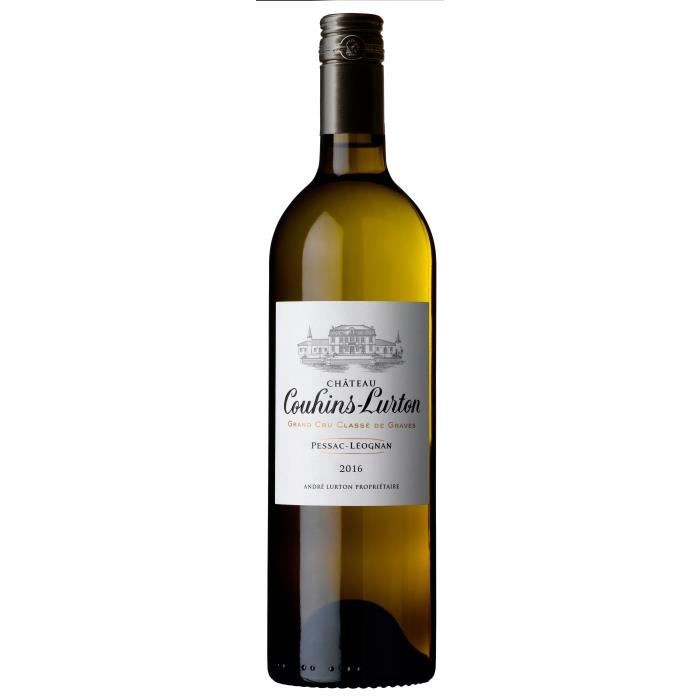 Château Couhins Lurton Vis 2016 Pessac Léognan - Vin blanc de Bordeaux
