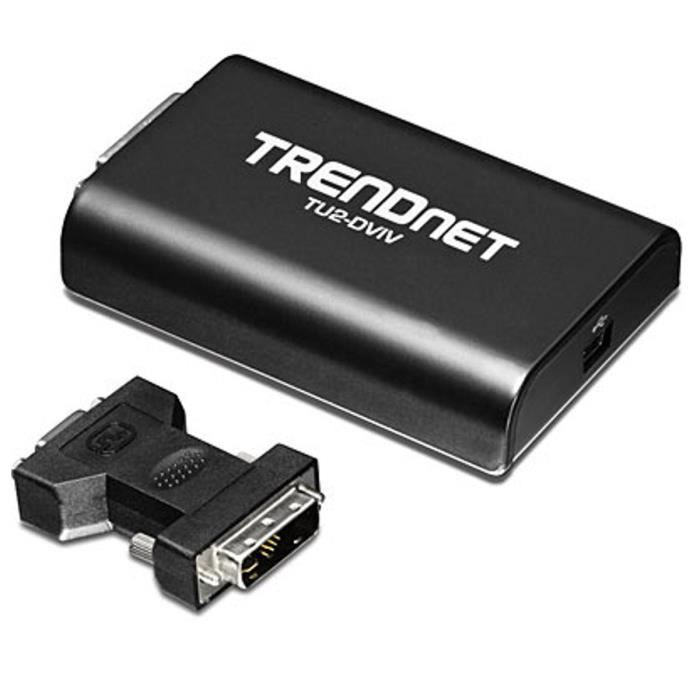 TRENDNET Rallonge USB pour moniteur DVI/VGA - TU2-DVIV (V2.0R)