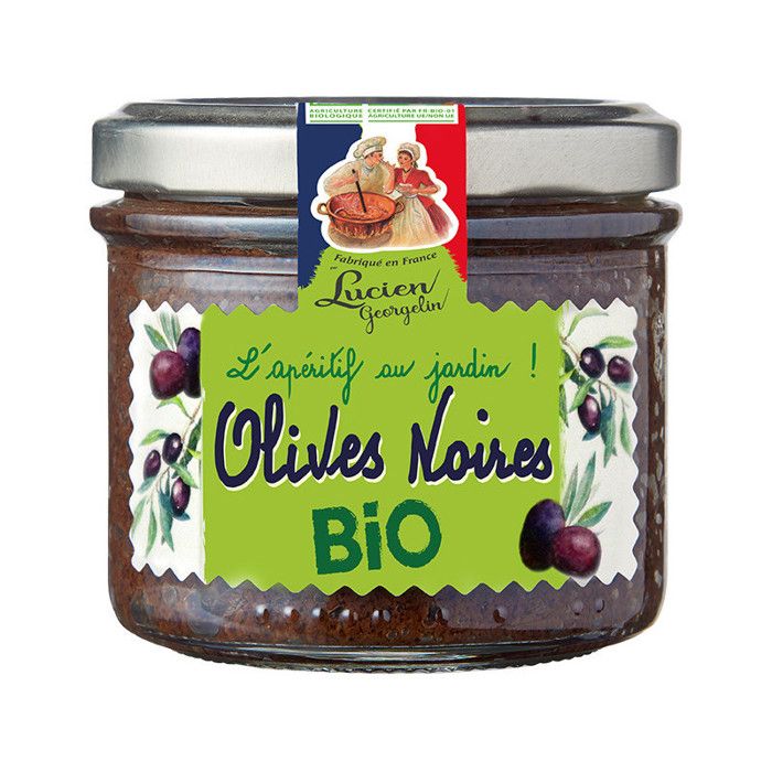 LUCIEN GEORGELIN Olives Noires - Bio - Tartinable - 100 g