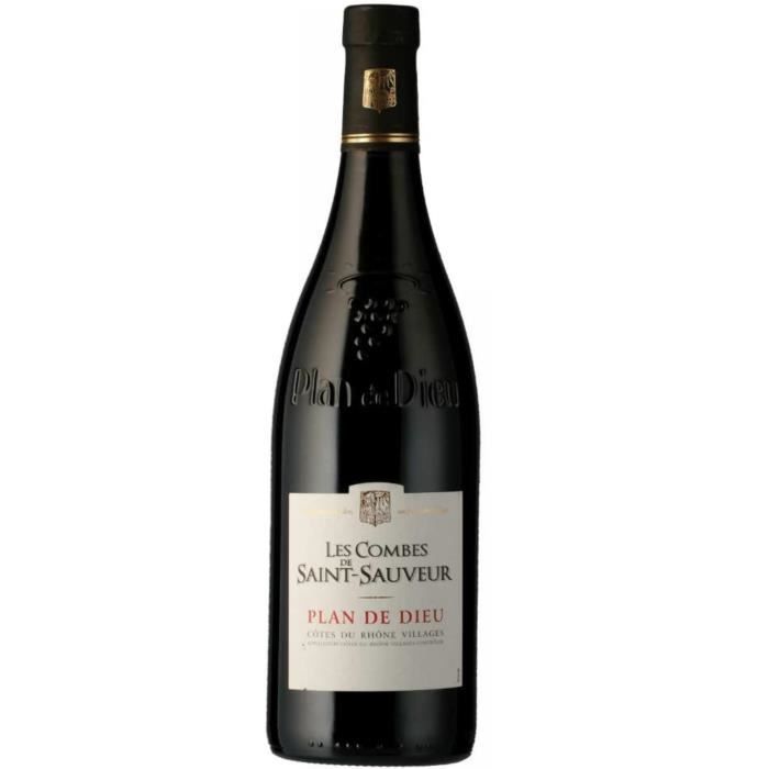 Les Combes de Saint-Sauveur 2019 Côtes du Rhône Village -Plan de Dieu- - Vin rouge de la Vallée du Rhône