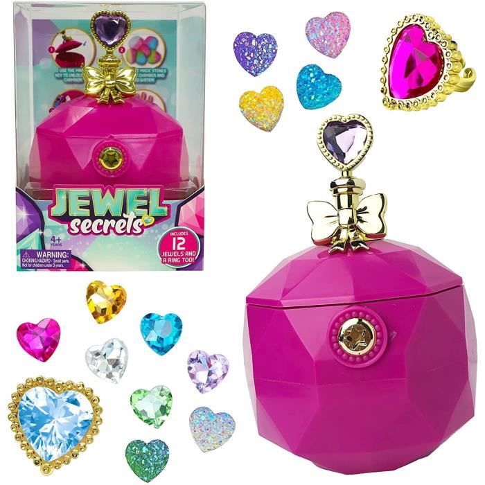 Jewel secrets, Pack Bague Magique & Joyaux, Loisirs créatifs, Transforme des pierres en joyaux pour créer des bijoux