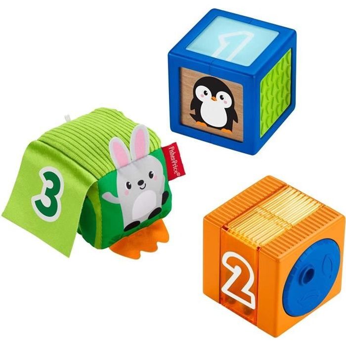 FISHER-PRICE Cubes d'Éveil Surprises - 6 mois et +