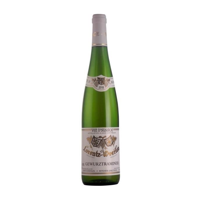 Gustave Lorentz 2018 Gewurztraminer - Vin blanc d'Alsace - Bio