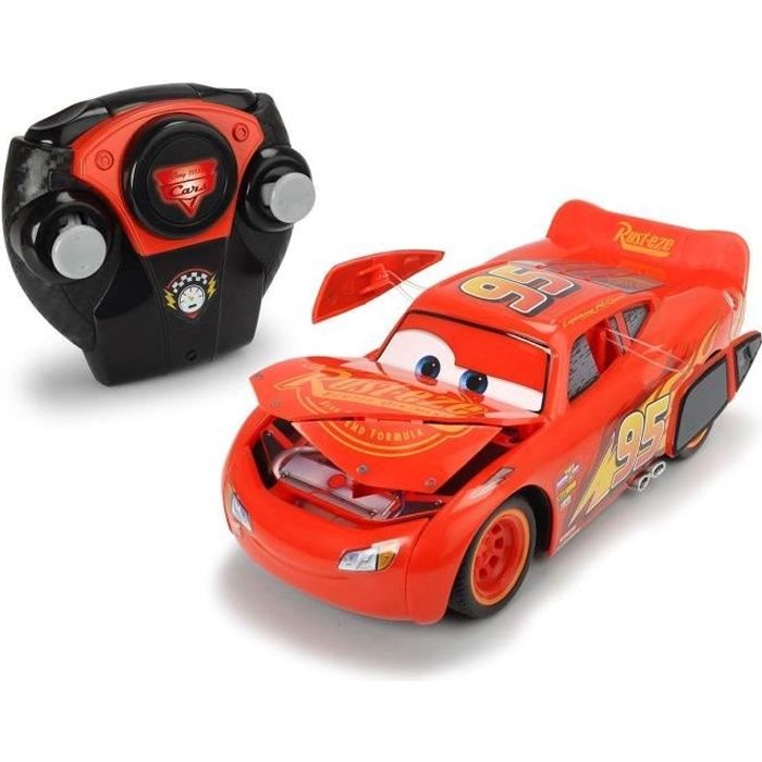CARS 3 Voiture radiocommandé Mc Queen Crash - Echelle 1/24eme