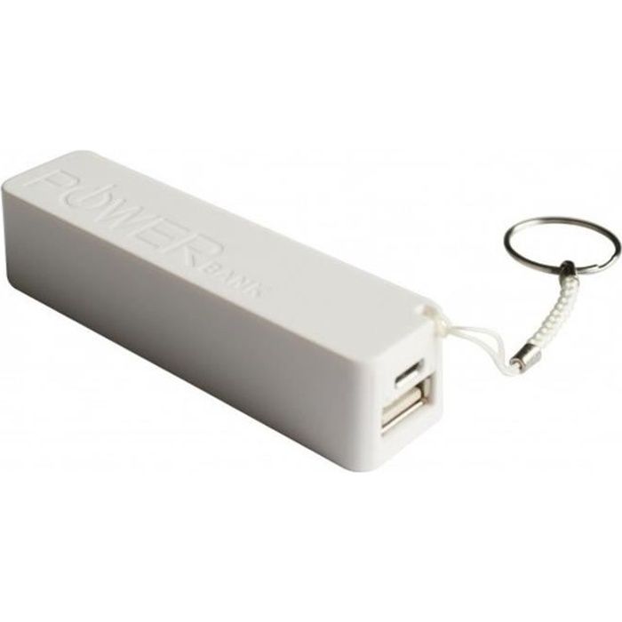 Mobility Lab Powerbank/Batterie de secours 2400 mAh - Blanc