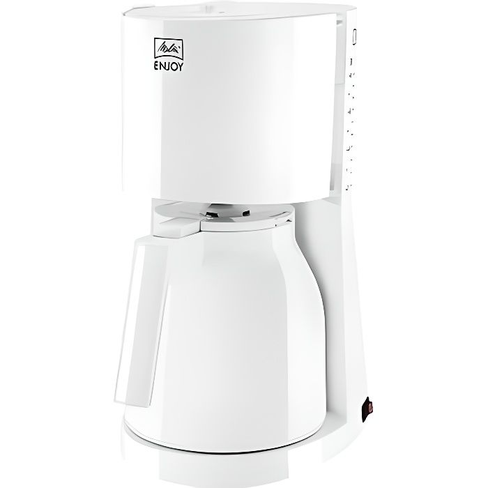 MELITTA 1017-05 Cafetière filtre avec verseuse isotherme Enjoy II Therm - Blanc