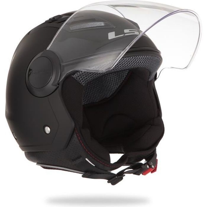 LS2 Casque jet Airflow - Noir mat