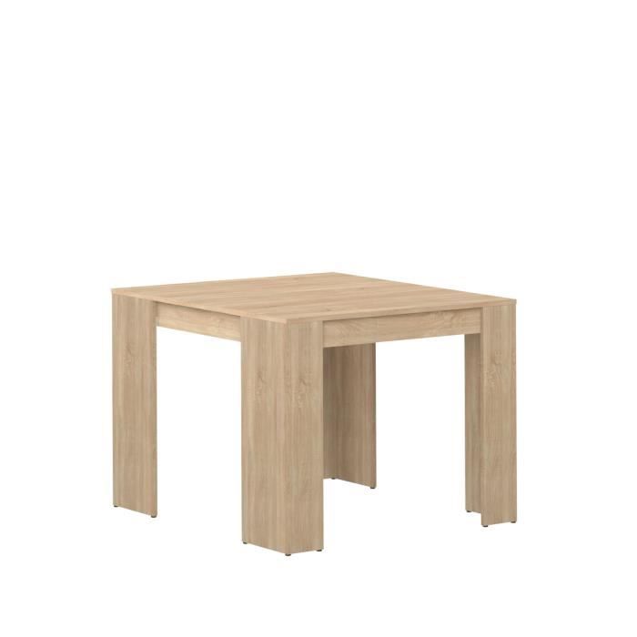 MEXX Table console extensible - Contemporain - 8 personnes - Décor chêne Bardolino - L 49 à 198 cm