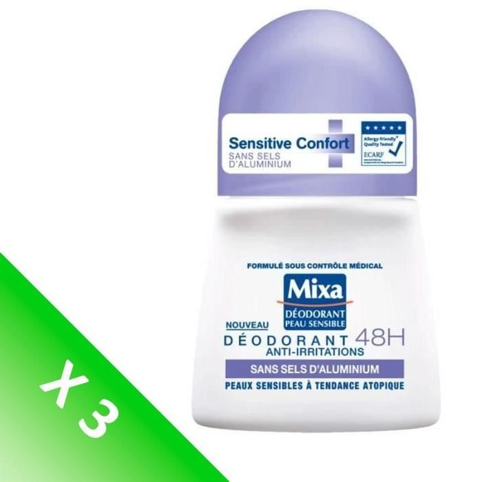 MIXA - LOT de 3 produits routine soin pour les peux sensibles très sèches à tendance atopique