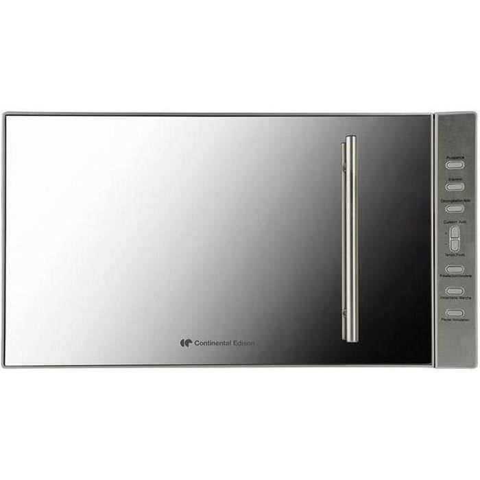 Micro-ondes monofonction CONTINENTAL EDISON CEMO23UX04 miroir L38,9 x H27,82 x P48,28 cm 23L