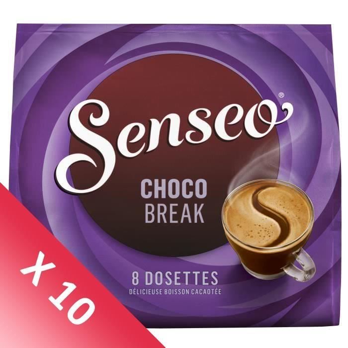 SENSEO Chocolat Dosettes Chocobreak - Lot de 10 x 8 dosettes