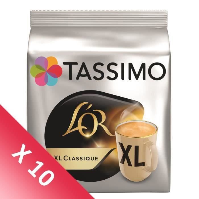 TASSIMO Café Dosettes L'Or Petit Dejeuner Classique - Lot de 10 x 16 dosettes