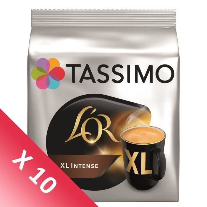 TASSIMO Café Dosettes L'Or Extra Long Intense - Lot de 10 x 16 dosettes