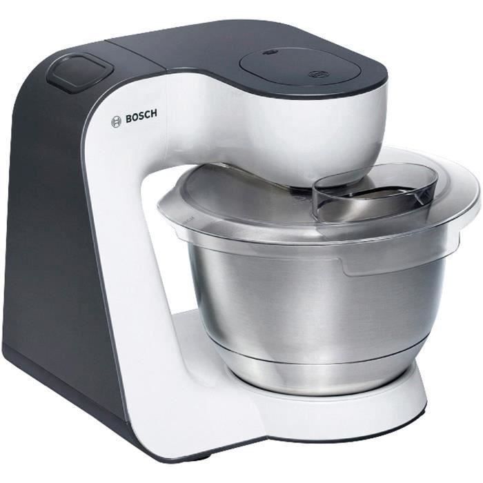 Kitchen Machine - Bosh Mum50123 - Blanc/gris - 800w - 4 Vitesses + Pulse - Bol 3,9l