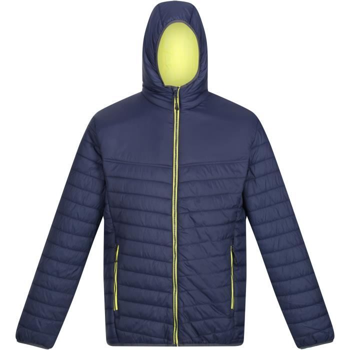 REGATTA Doudoune avec capuche, déperlante, isolation thermique warmloft 140g/m² - Marine