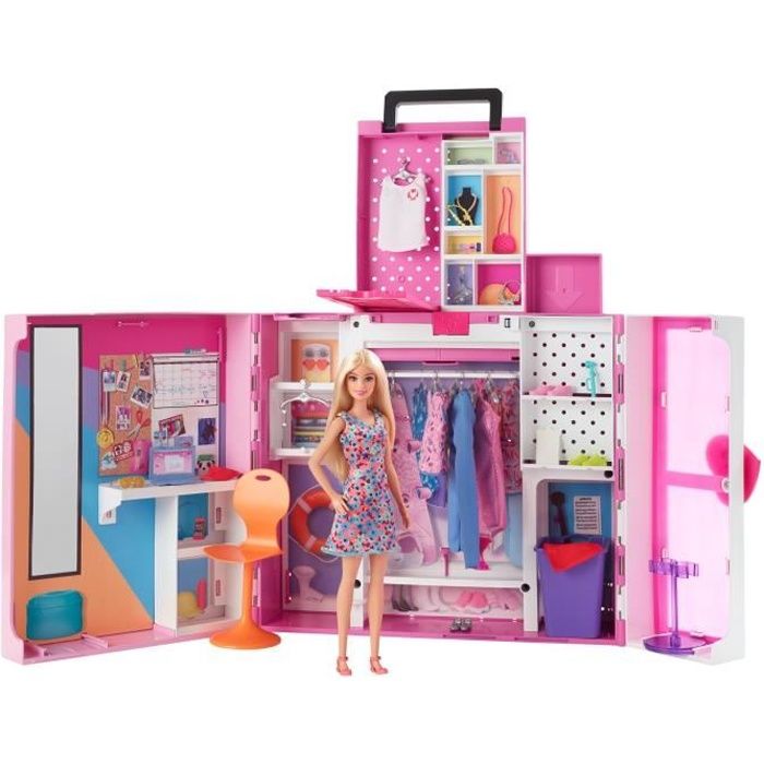 Barbie doll and her mega dressing room