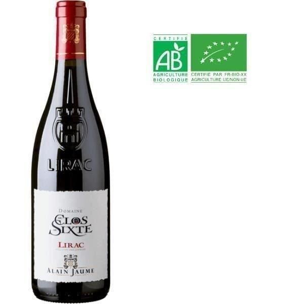 Alain Jaume Domaine du Clos de Sixte 2015 Lirac - Vin rouge des Côtes du Rhône - Bio