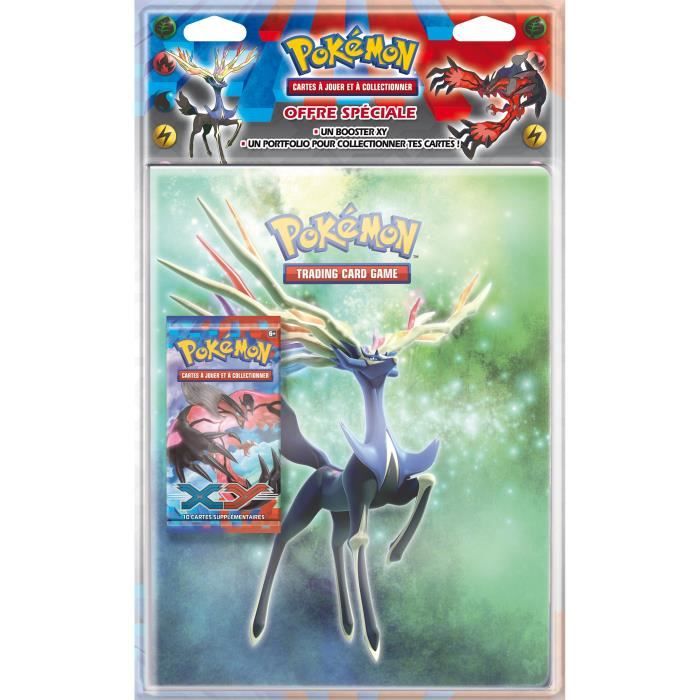 POKEMON XY Pack Cahier range-cartes + 1 Booster...