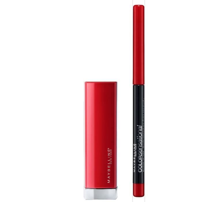 Duo lèvres parfaites : Crayon lèvres shaping lip liner + rouge à lèvres made for all
