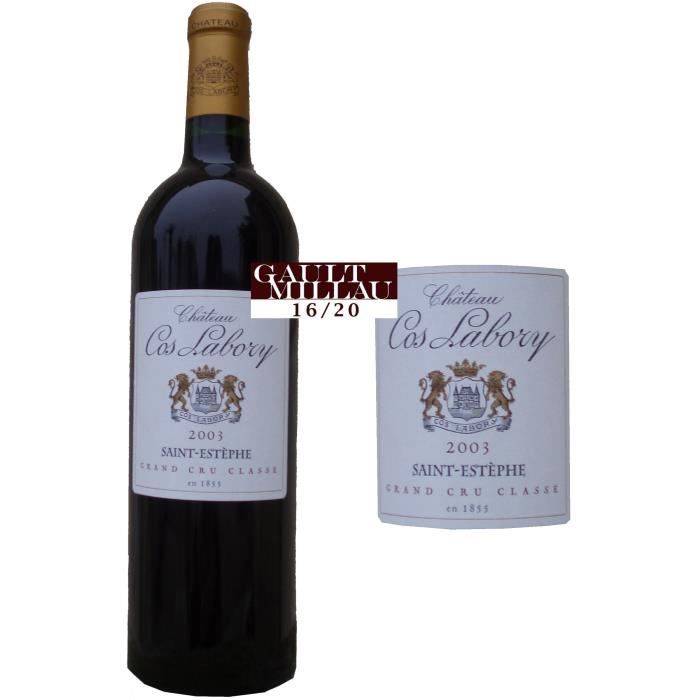 Château Cos-Labory Saint-Estèphe Cru Classé Grand Vin de Bordeaux 2014 - Vin rouge