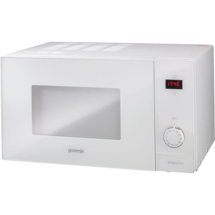 GORENJE MO6240SY2W - Micro ondes grill blanc - 23 L - 900 W - Grill 1000 W - Pose libre