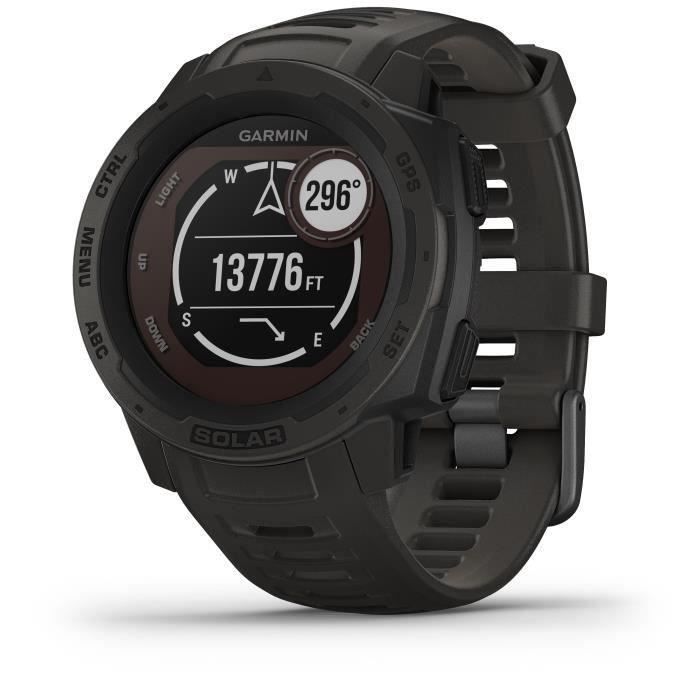 GARMIN Instinct® Solar Montre connectée, Graphite