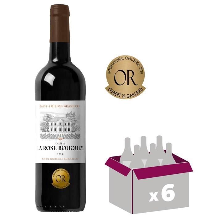 Château La Rose Bouquey 2018 Saint Emilion Grand Cru - Vin rouge de Bordeaux