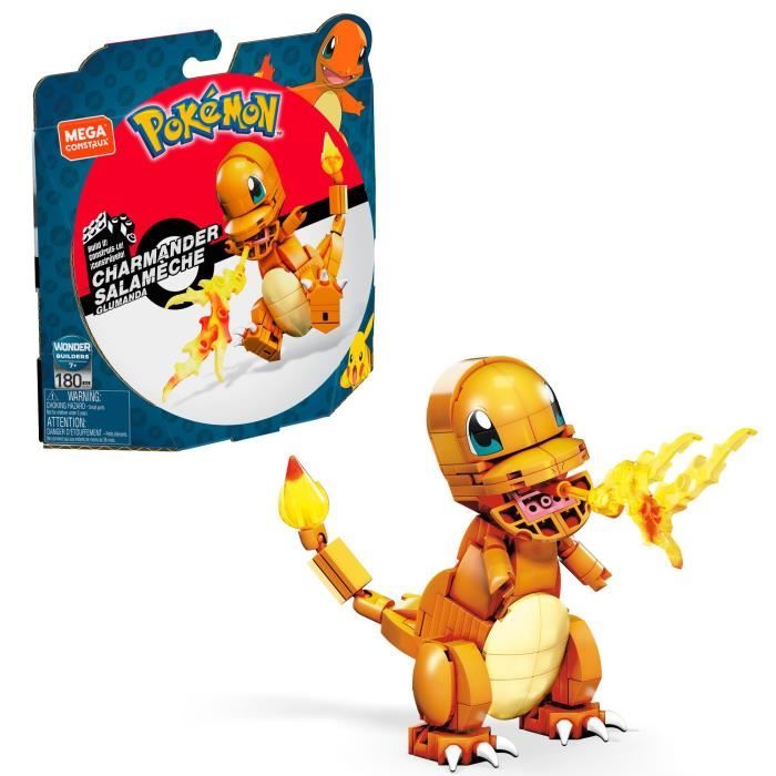 Mega Construx - Pokémon - Salamèche - jouet de construction - 7 ans et +