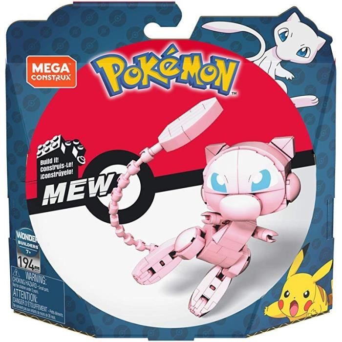 MEGA CONSTRUX Pokémon Mew à construire - 194 pièces