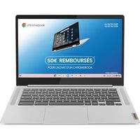 PC Portable Chromebook LENOVO IdeaPad 3 14M868 | Chrome OS - 14'' FHD - MT8186 - RAM 8Go - Stockage 128Go - AZERTY