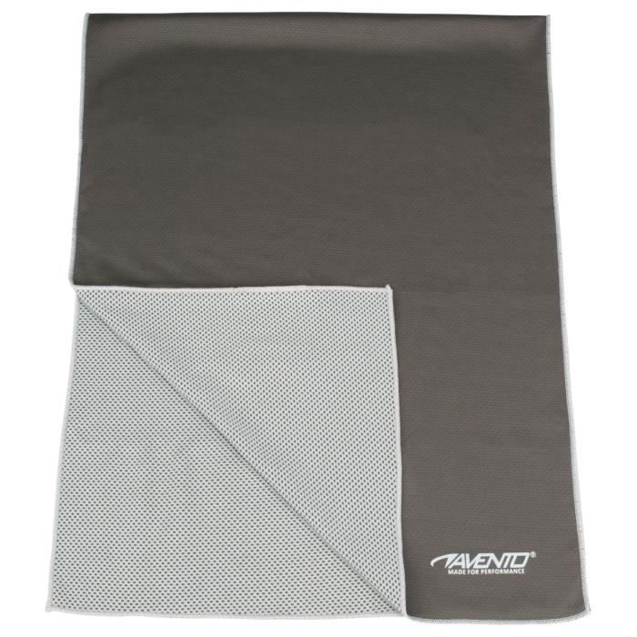 AVENTO Serviette de sport rafraîchissante - Gris