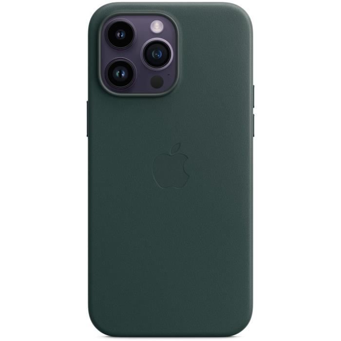APPLE Coque en cuir pour iPhone 14 Pro Max avec MagSafe - Vert forêt