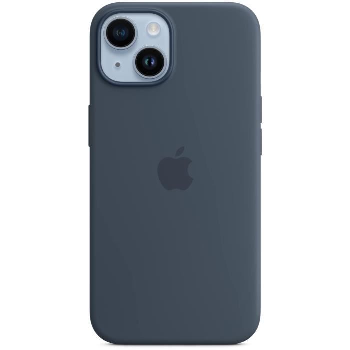 Coque APPLE iPhone 14 silicone Storm Blue