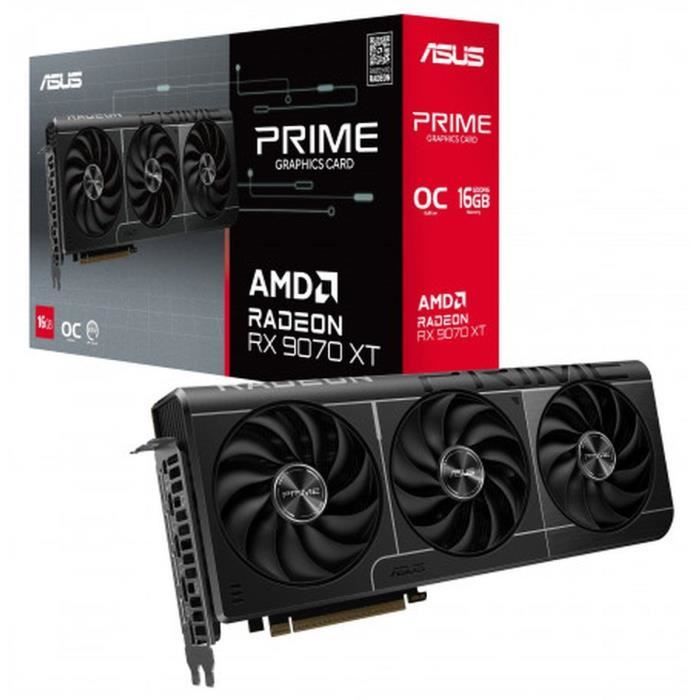 Carte graphique - ASUS - PRIME-RX9070XT-O16G