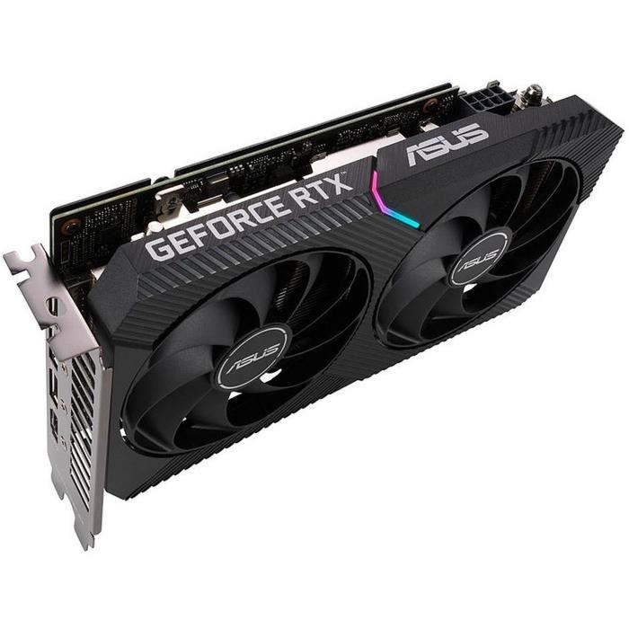 Carte Graphique Nvidia Asus GeForce RTX 3060 Ti Dual Mini LHR 8Go pour